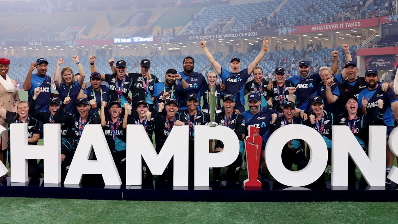 The Women's T20 World Cup 2024 triumph turned out to be historic for the Black Caps as they won their maiden title just a few hours after their men's side registered a historic victory against Team India in Test cricket