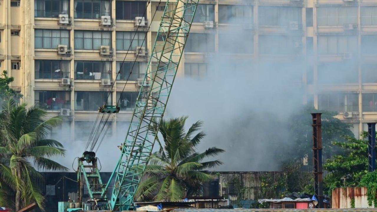 No one was injured in the incident, the officials said