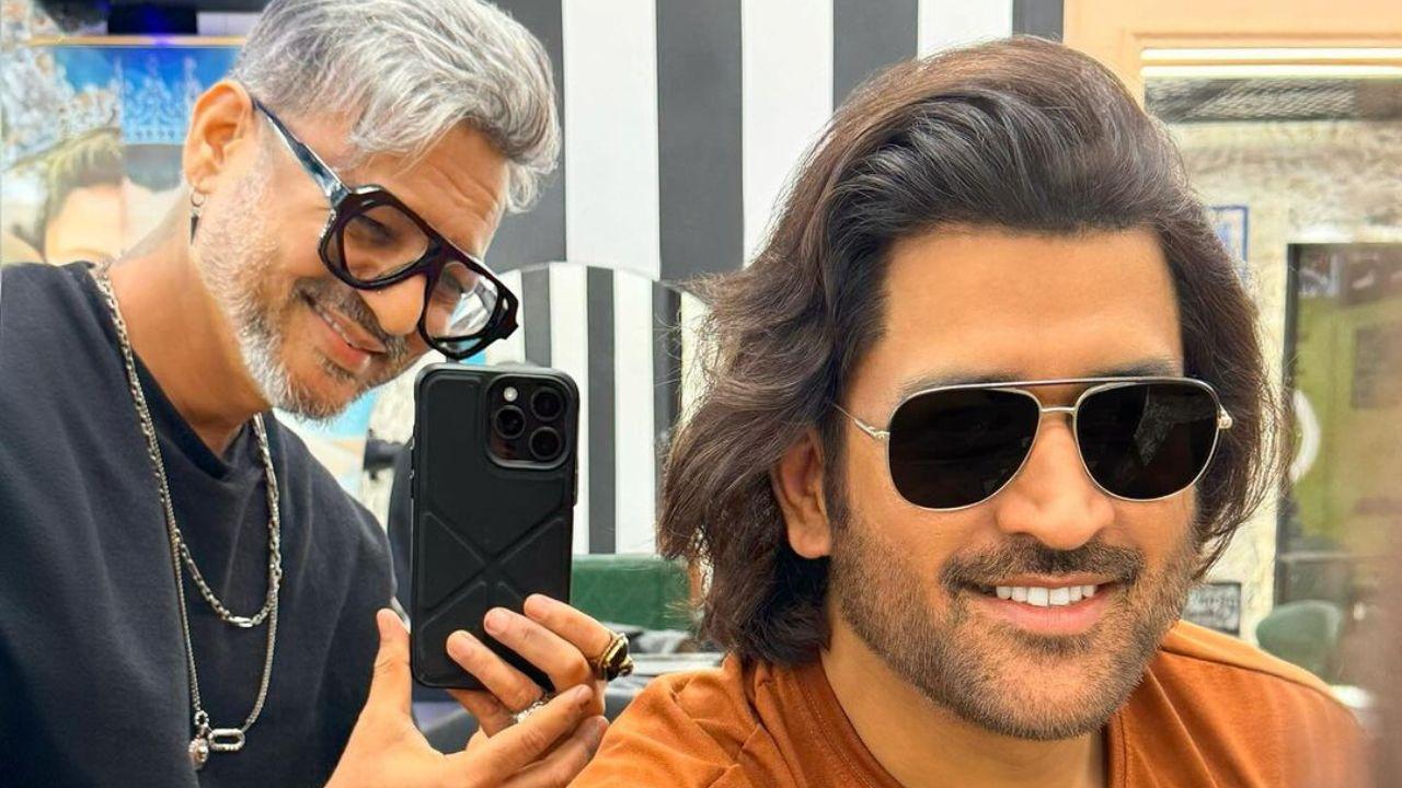 Aalim Hakim has been Dhoni's personal hairstylist over the years