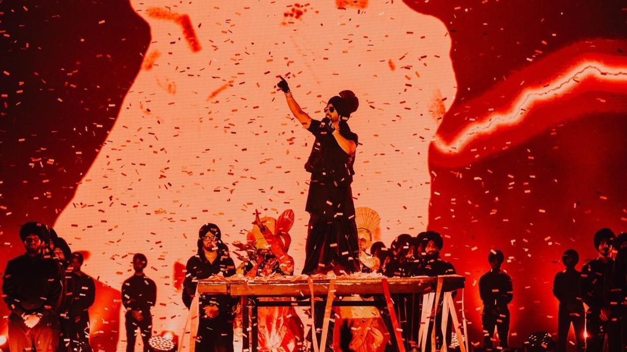 Diljit Dosanjh performed in Delhi on Saturday