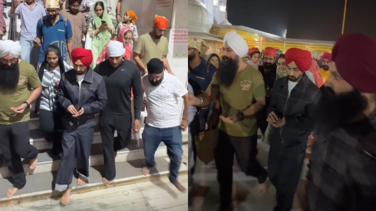 Diljit Dosanjh is all set to kickstart his Dil-Luminati India Tour. As Dosanjh arrived in Delhi, he visited Bangla Sahib Gurudwara to seek blessings before starting his India tour. Read More