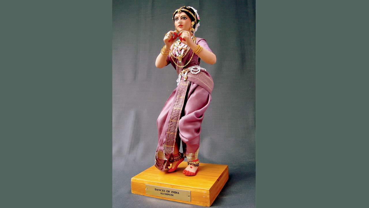 Exhibits at Shankar’s International Dolls Museum, New Delhi, depicting the Kuchipudi dance, native to Andhra Pradesh