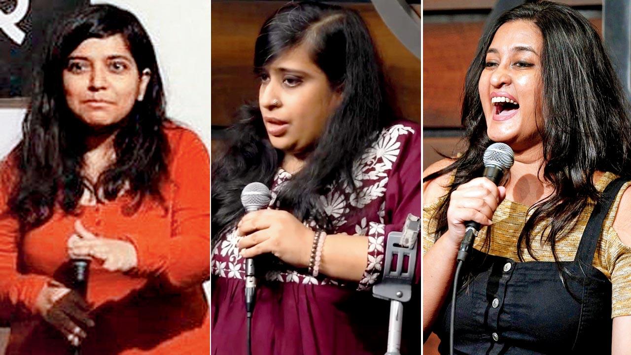 (right) Radha Karia; Shweta Mantrii; Kajol Srinivasan