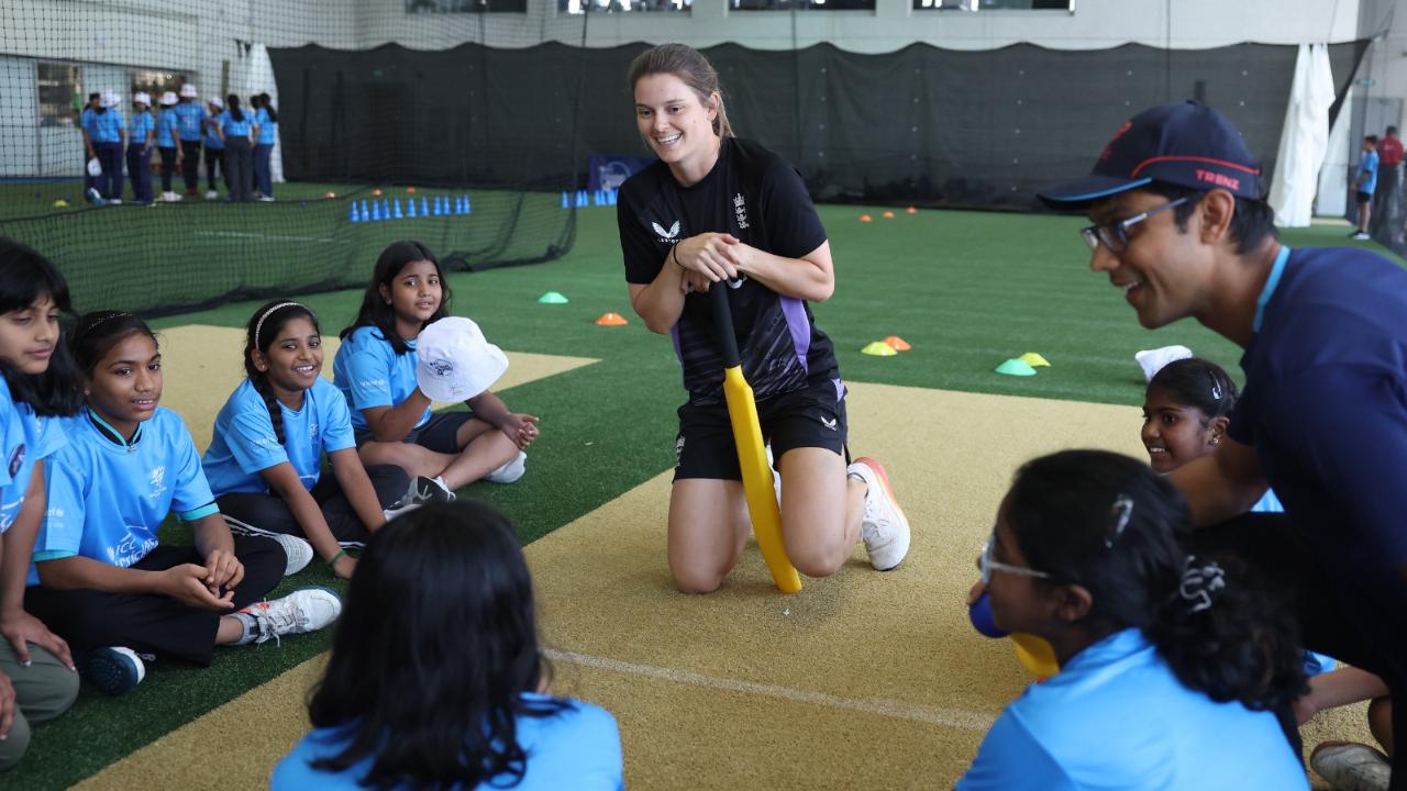 As part of the ICC Women’s T20 World Cup 2024, the ICC’s Cricket4Good initiative, in collaboration with UNICEF, organized impactful activations with the India and England Women’s cricket teams at the ICC Academy in Dubai