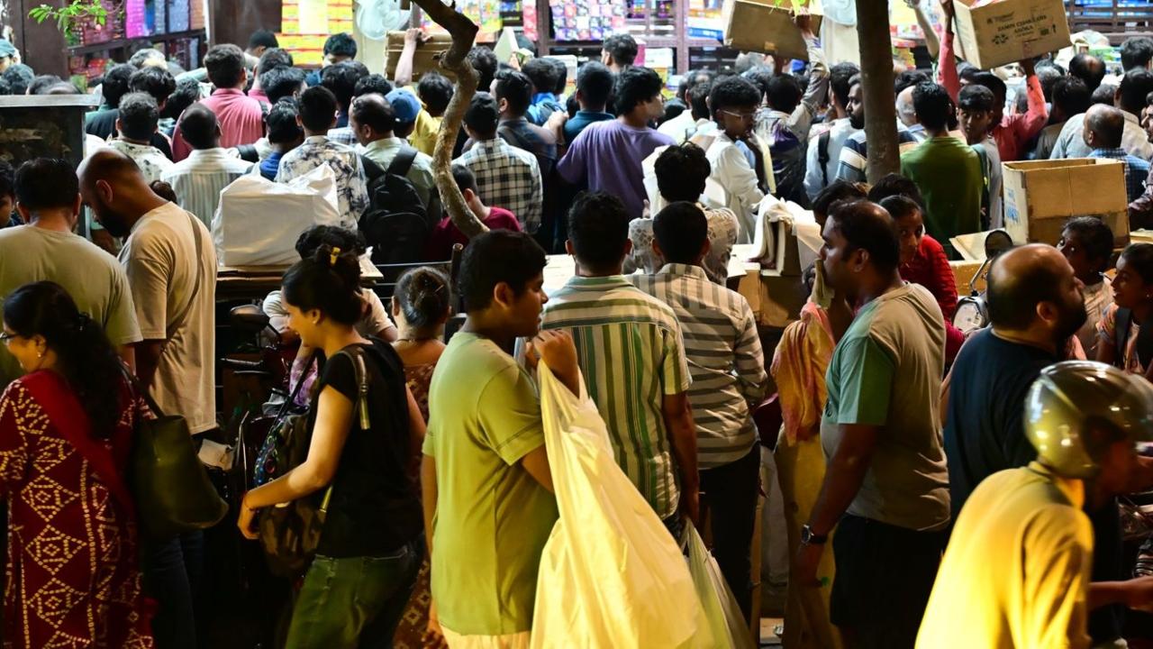 With just days to go until the festival of lights, people along with their families were on Saturday seen flocking to local markets to purchase a variety of firecrackers