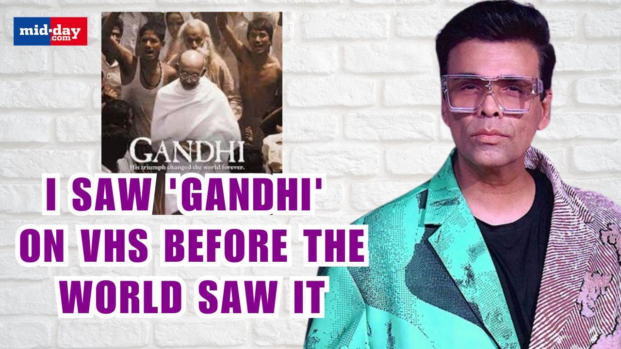 Gandhi Jayanti: Karan Johar's memory of watching Richard Attenborough's Gandhi