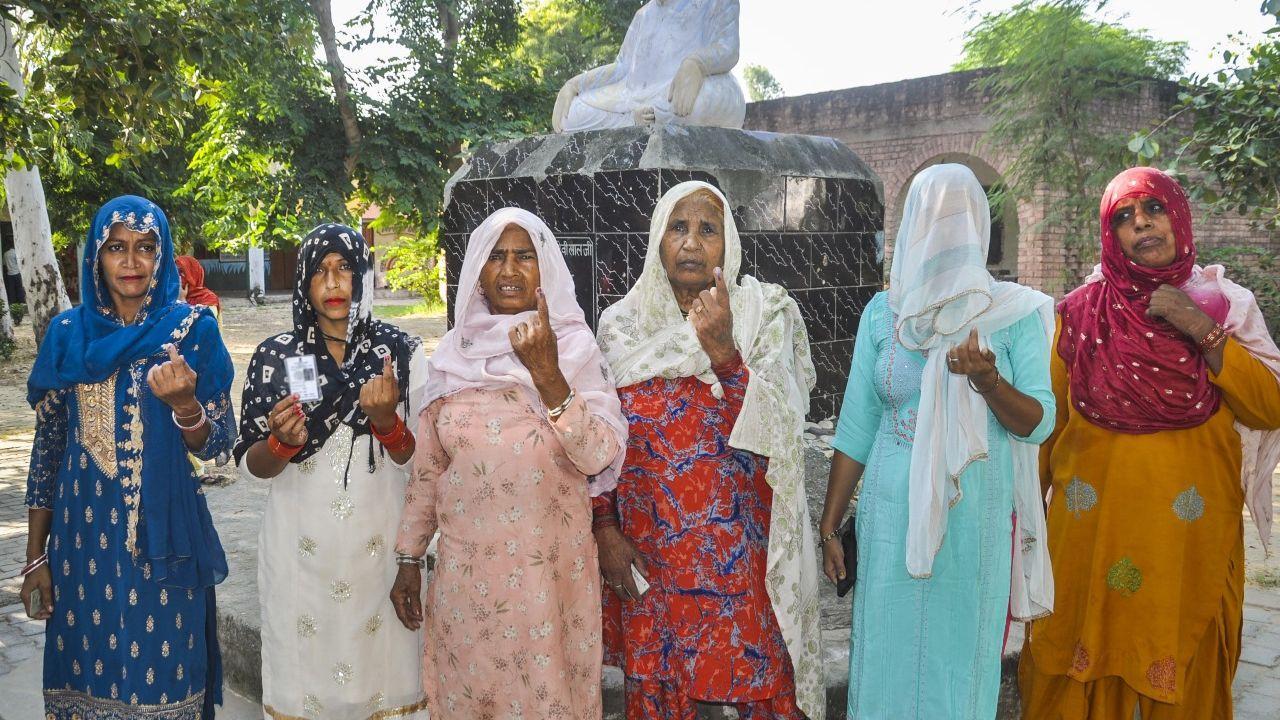 Haryana polls: 61 per cent voter turnout recorded till 5 pm