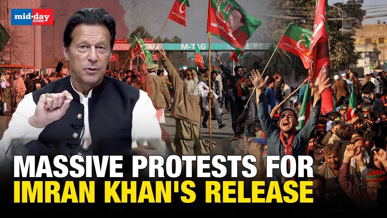 Imran Khan's supporters stage massive protests, Demand his release