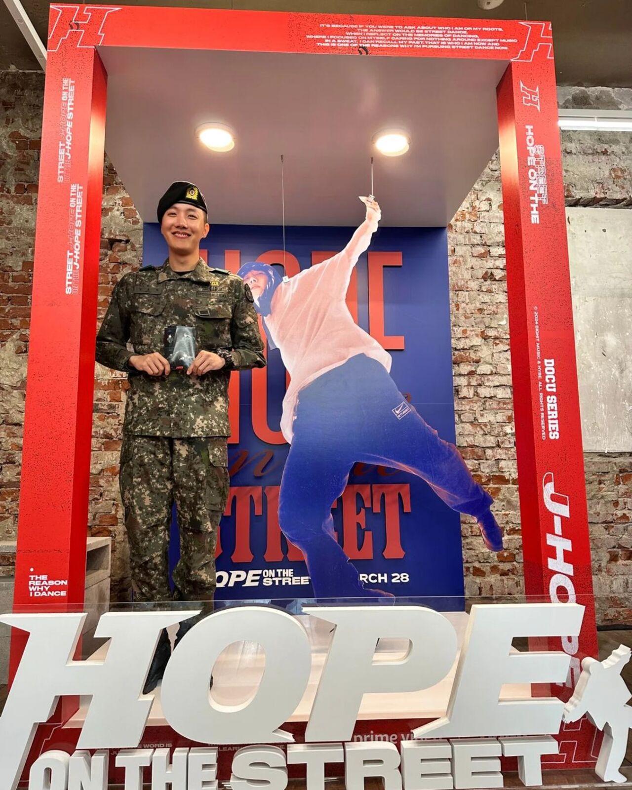 Earlier this year, J-hope came out with 'Hope On The Street' a 6-episode docuseries that highlights his story and love for dancing.
