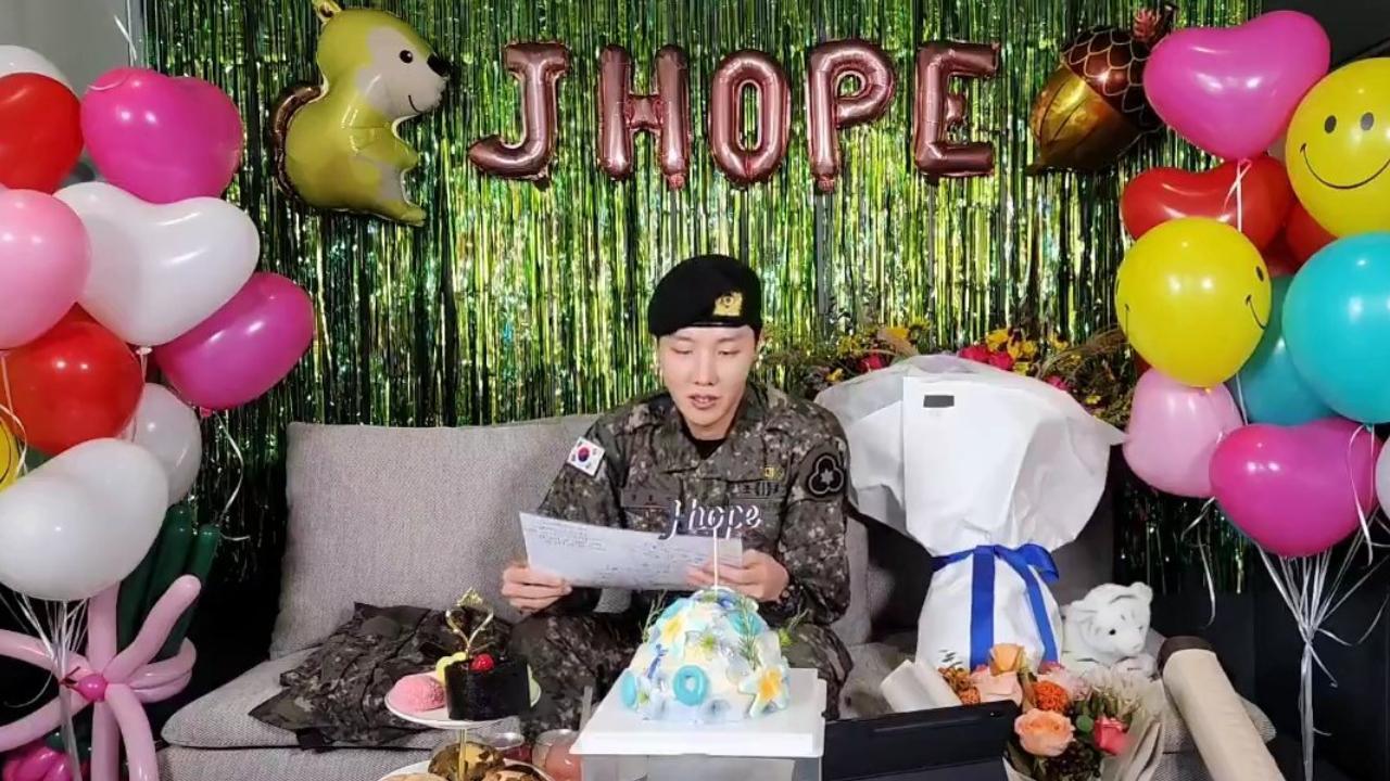 BTS Jhope goes live right after military discharge