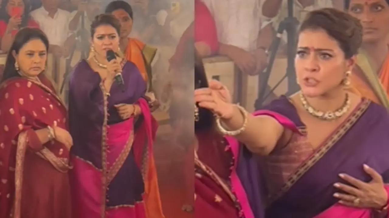 A video of Kajol shouting at people has made its way to the internet, in which she was seen asking them not to come near the puja area wearing shoes. Read full story here