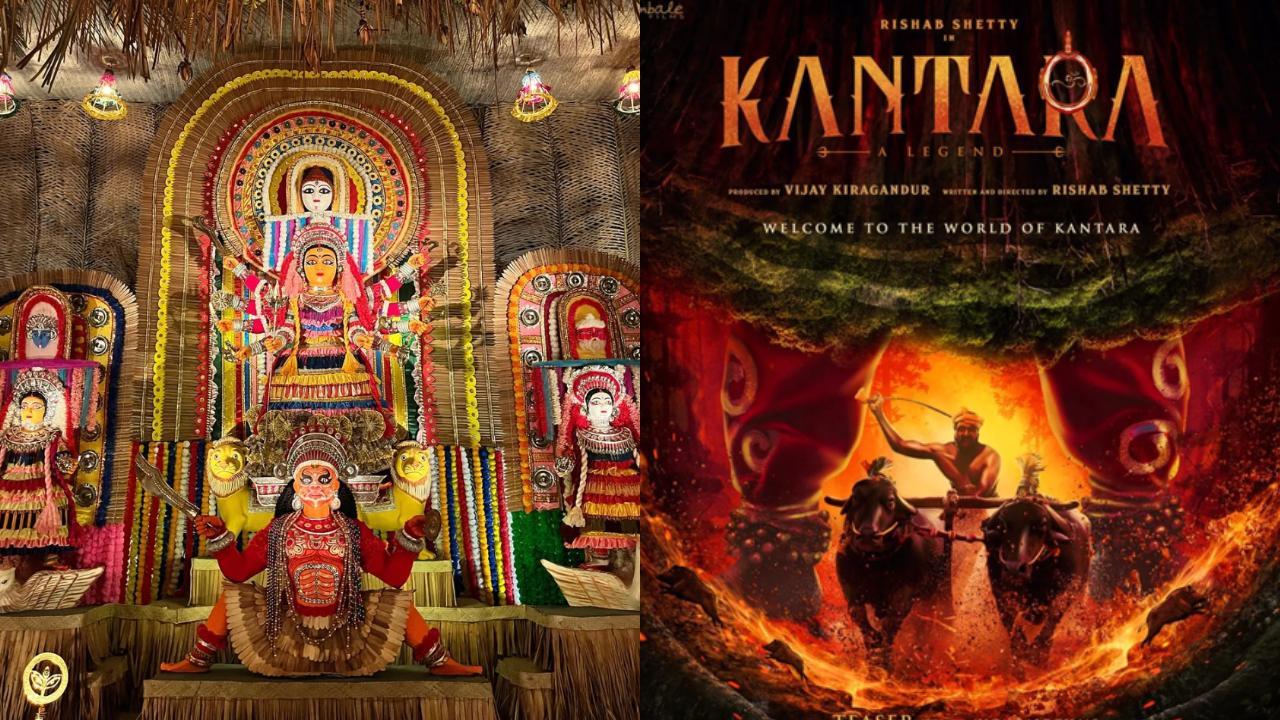 Throwback to Rishab Shetty's 'Kantara' themed Durga Puja Pandal