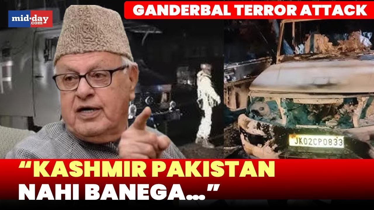 Ganderbal terror attack: Farooq Abdullah's straightforward message to Pakistan