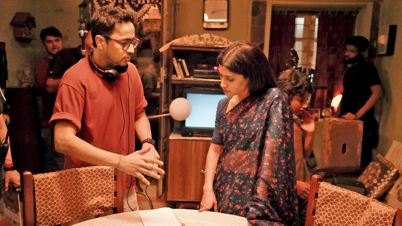 Director Nitin Baid with the actor