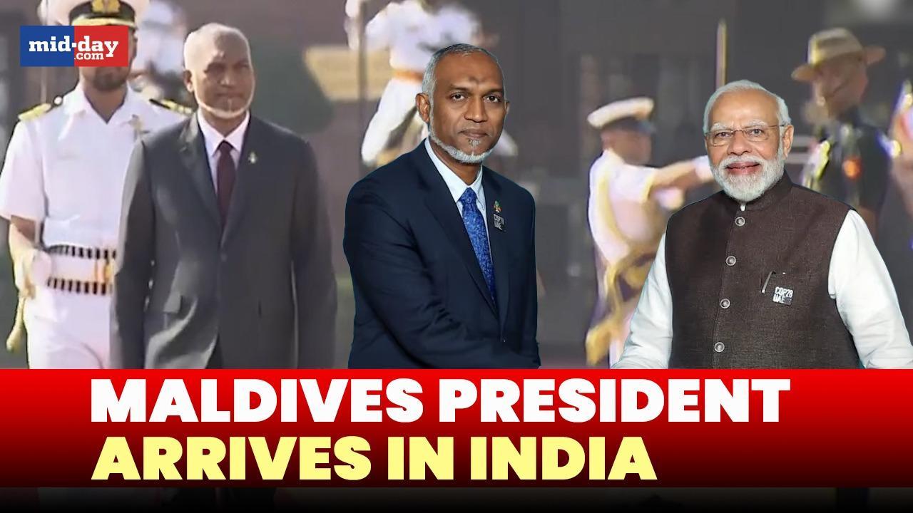India - Maldives Relation: Maldives President Muizzu receives welcome in Delhi