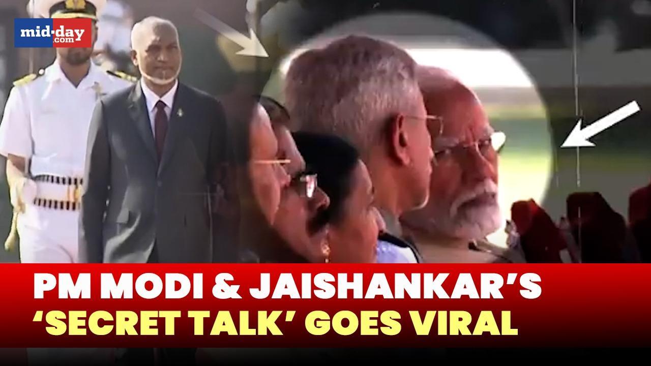 Maldives President Reception: PM Modi and EAM Jaishankar engage in candid talk