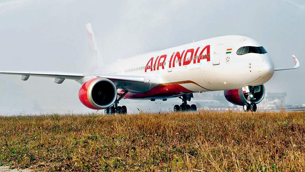 The plane was on the runway and was about to take off when it was brought back to the bay. Pic/X