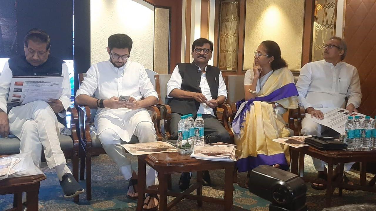 Uddhav Thackeray, leader of Shiv Sena (UBT), claimed the Shinde government betrayed Maharashtra by allowing projects to move to Gujarat. He also accused the Mahayuti alliance of the biggest betrayal by splintering the Shiv Sena and NCP.