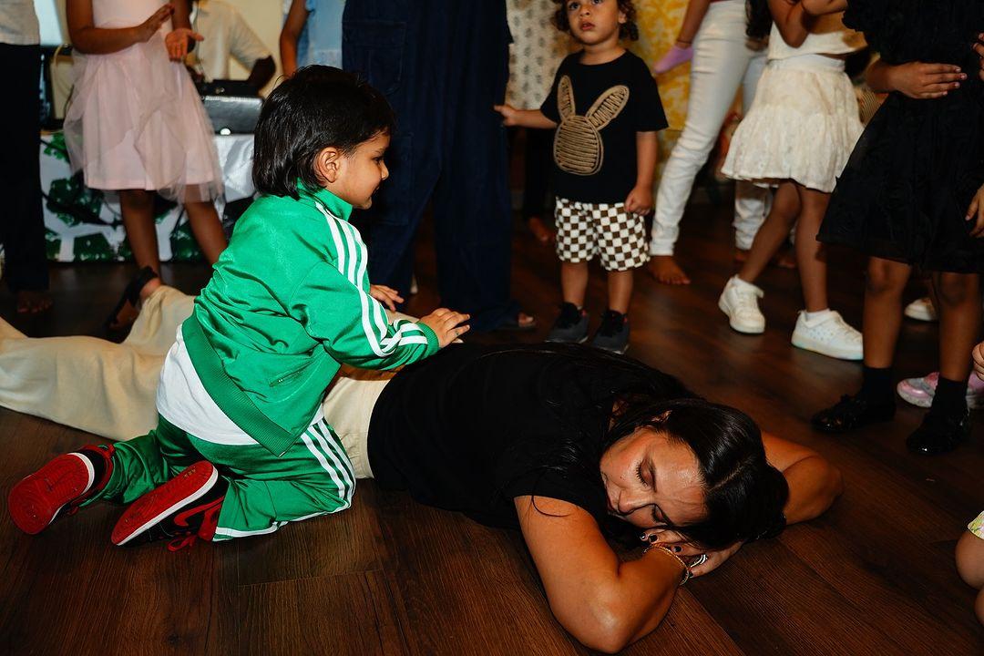 Neha Dhupia shared several inside photos from the birthday bash on social media.