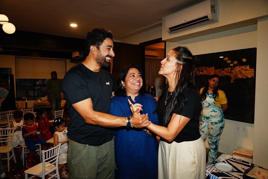 Neha mentioned in the post that they laughed, danced, played, and ate lots of cake.