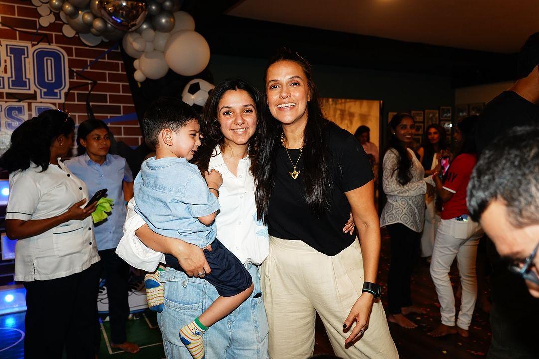 The event was filled with fun moments, laughter, and cake.