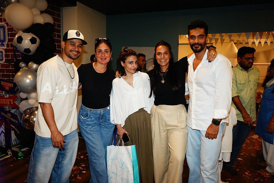 Kareena Kapoor Khan, Neha Dhupia, and Soha Ali Khan are often spotted hanging out together as B-town friends.