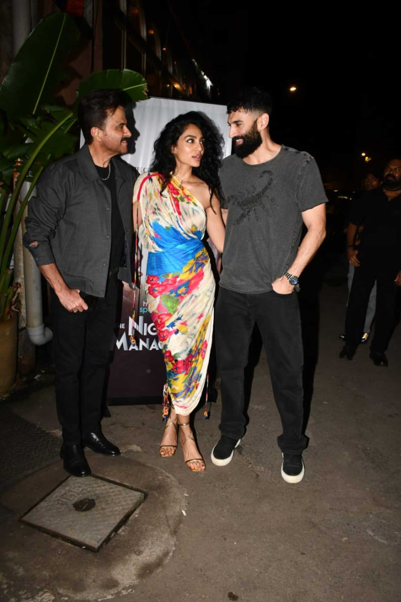 Sobhita Dhulipala, Anil Kapoor, and Aditya Roy Kapur who played pivotal roles in The Night Manager reunited for the celebration of the show' International Emmy nomination under the Best show category