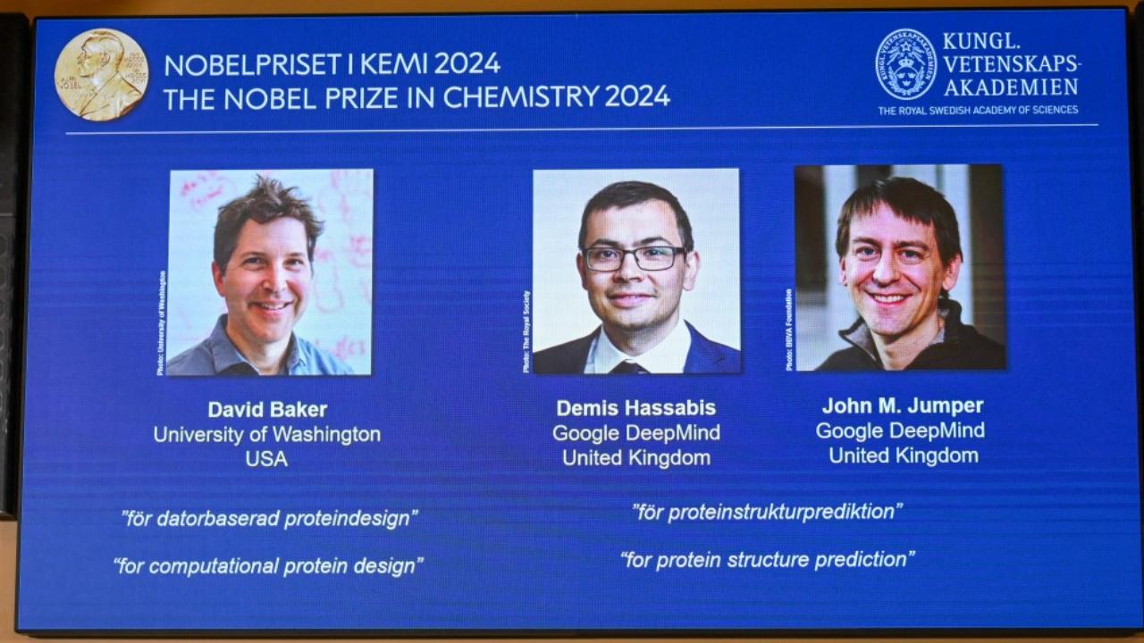 The Nobel Prize in Chemistry 2024 - David Baker, Demis Hassabis and John Jumper
University of Washington computational biologist professor David Baker has succeeded in building new kinds of proteins. Demis Hassabis and John Jumper have developed an AI model to solve a 50-year-old problem: predicting proteins’ complex structures. These discoveries hold enormous potential.