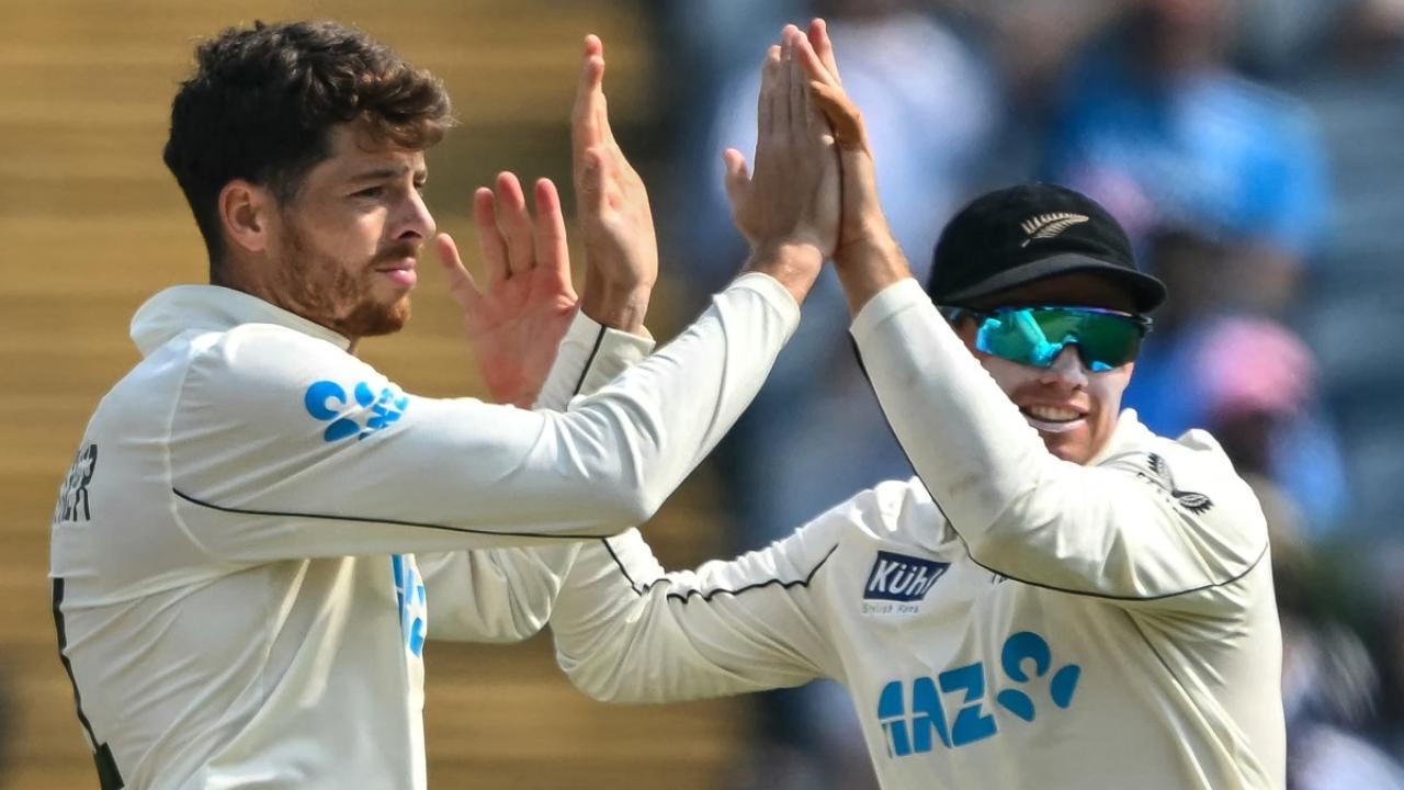 IND vs NZ 2nd Test: New Zealand swell their lead to 188 at tea after Santner's sensational bowling