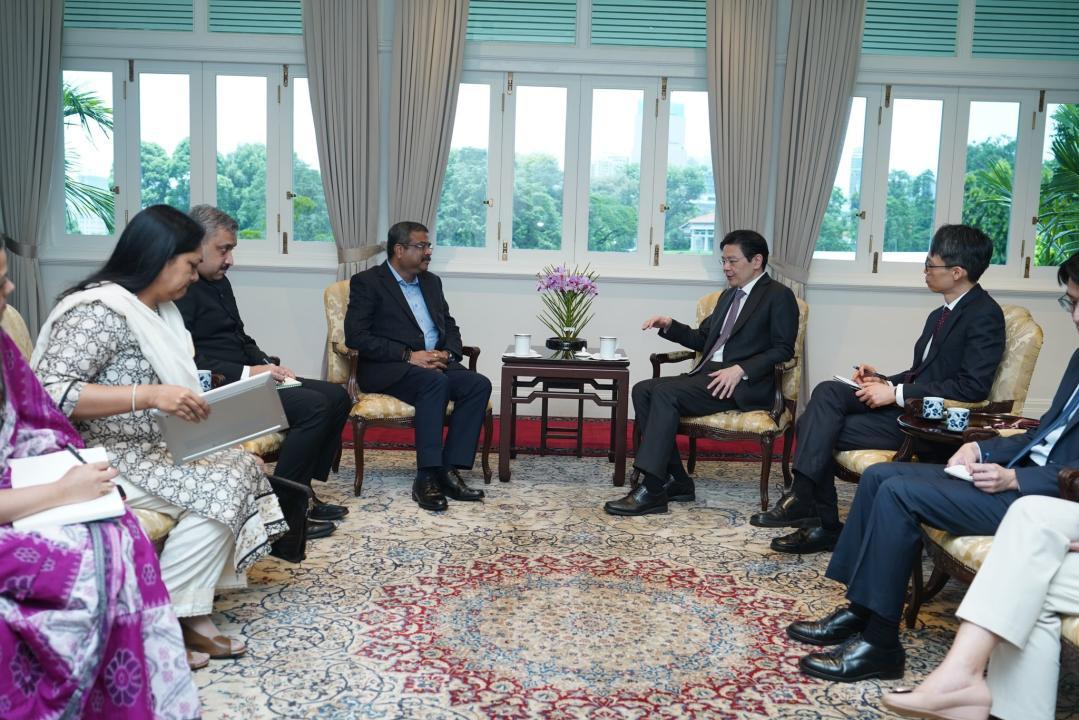 Dharmendra Pradhan engages with Singapore PM Lawrence Wong to elevate India-Singapore cooperation in education and emerging technologies.