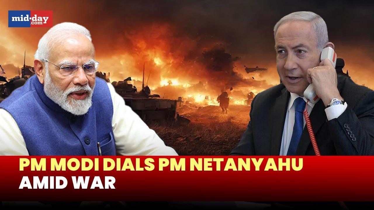 PM Modi dials Israel PM Netanyahu amid rising tension in Middle East