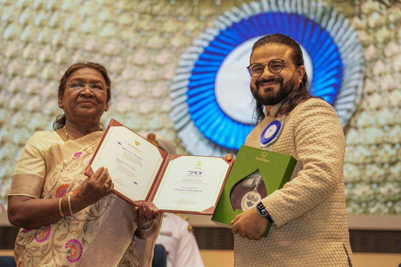 Pritam received the award for Best Music Director (Songs) for 'Brahmastra: Part One - Shiva'. Arijit Singh won Best Male Playback Singer for the track 'Kesariya'.