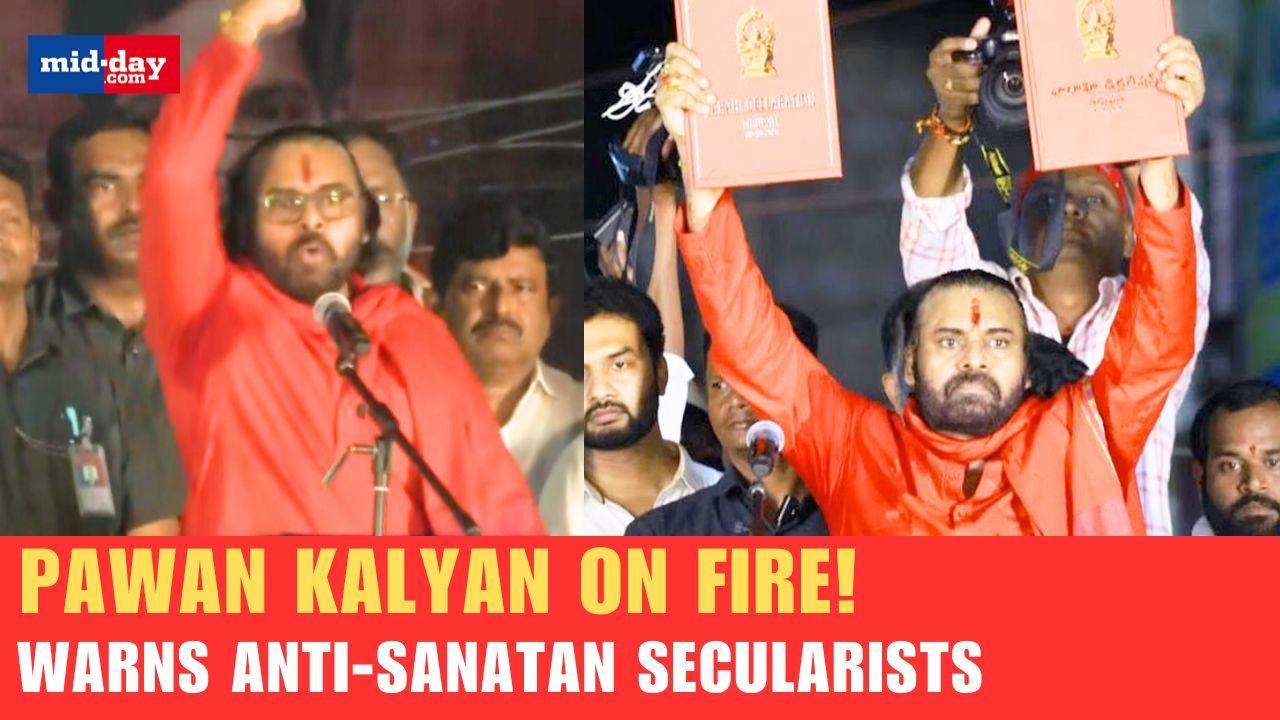 'Unapologetic Sanatani Hindu', WATCH Pawan Kalyan's fiery speech!