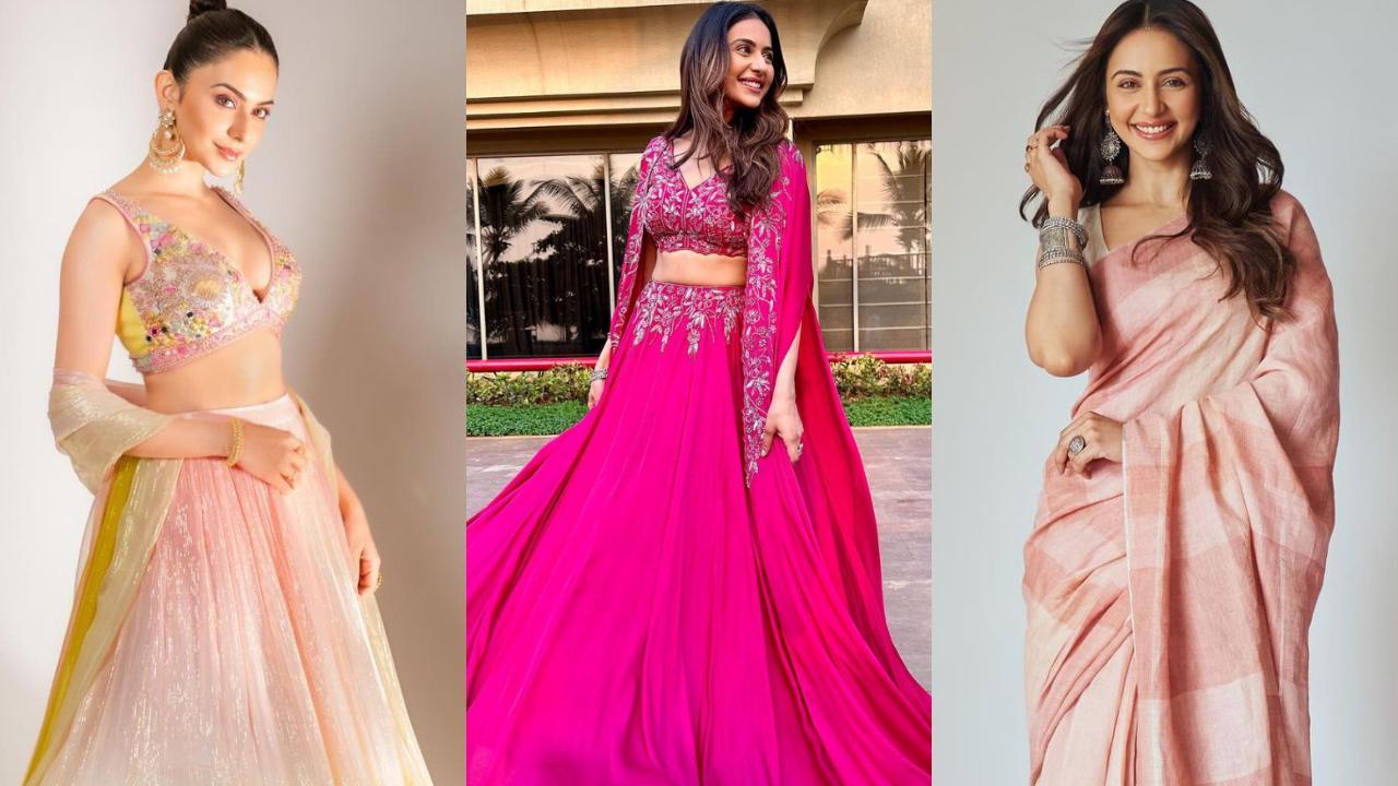 Rakul Preet Singh inspired pink looks