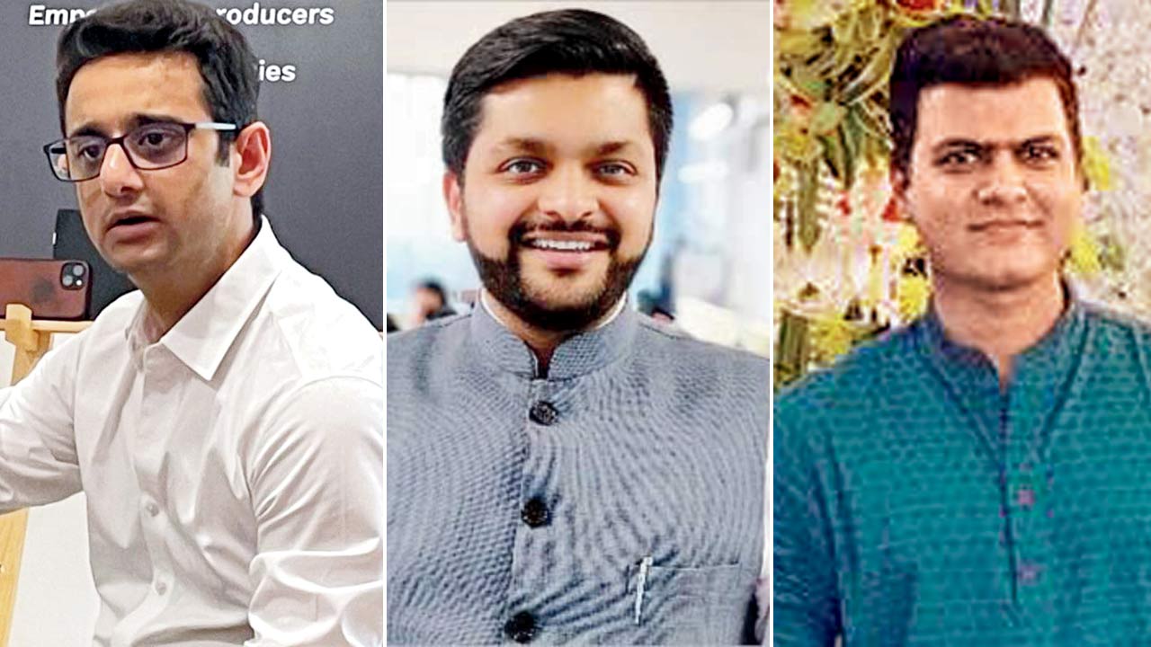 Akshaye Rathi, Shrenik Gandhi and Tushar Joshi