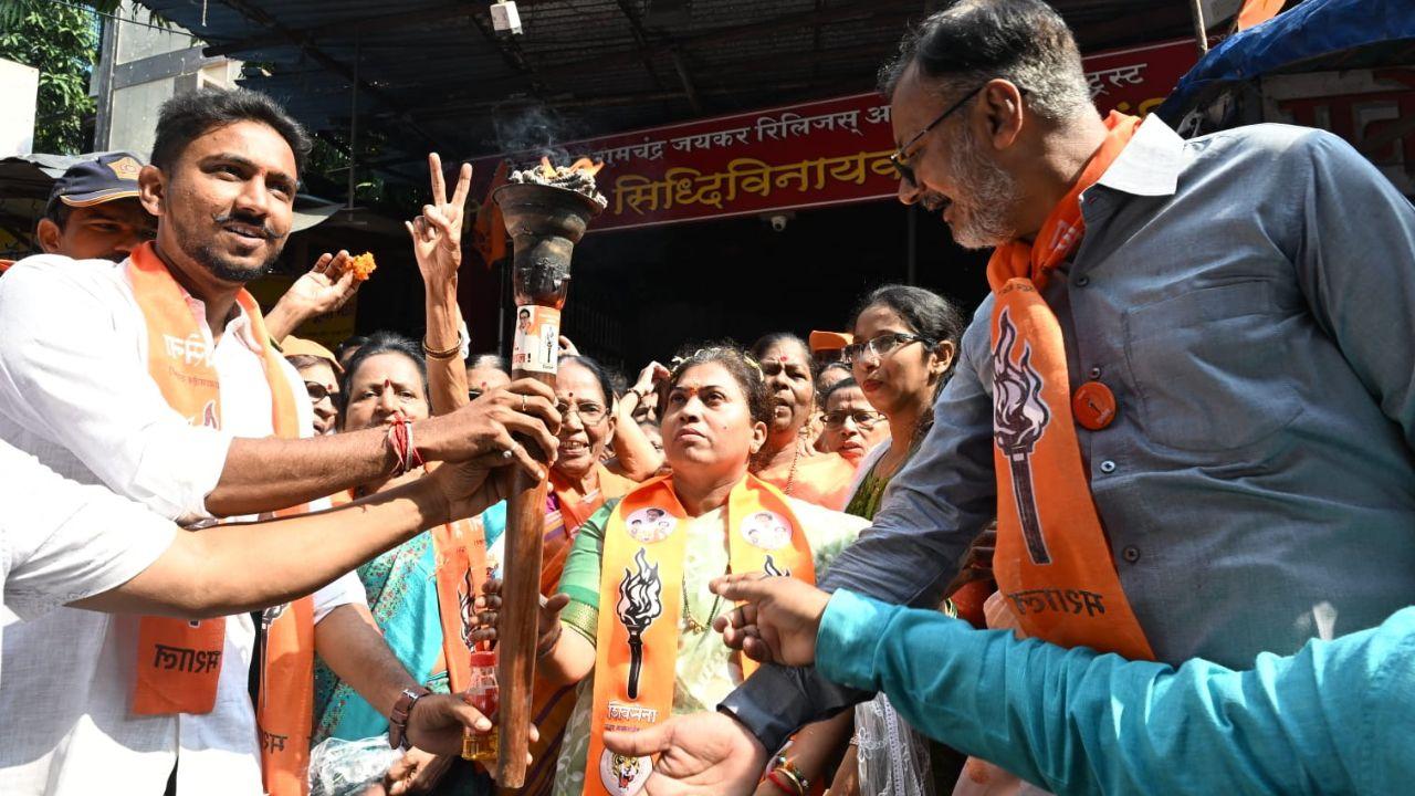 Rutuja Latke, the widow of former Andheri East MLA Ramesh Latke, was given a ticket to the assembly constituency yet again.
