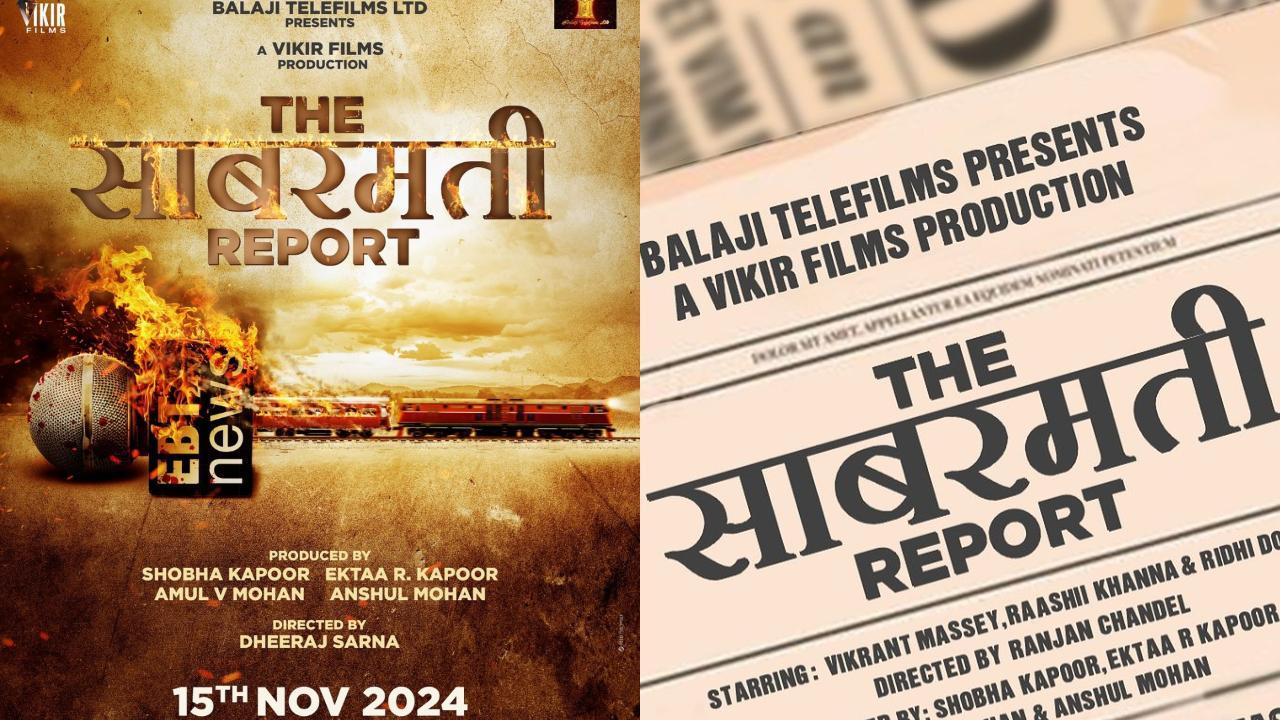 New Poster out! Vikrant Massey shines in a thought provoking poster from 'The Sabarmati Report'