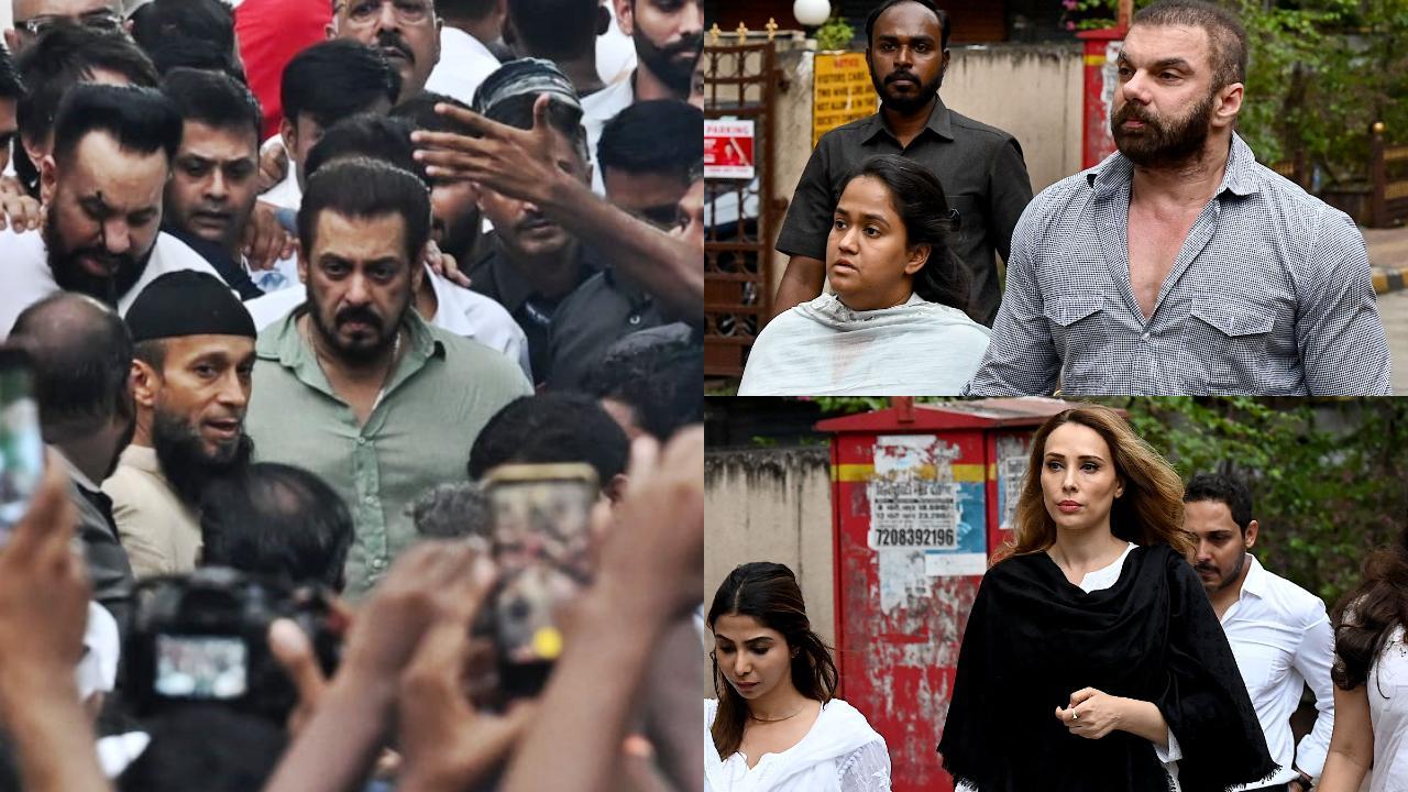 Spotted: Salman Khan with family at Baba Siddique's home ahead of funeral