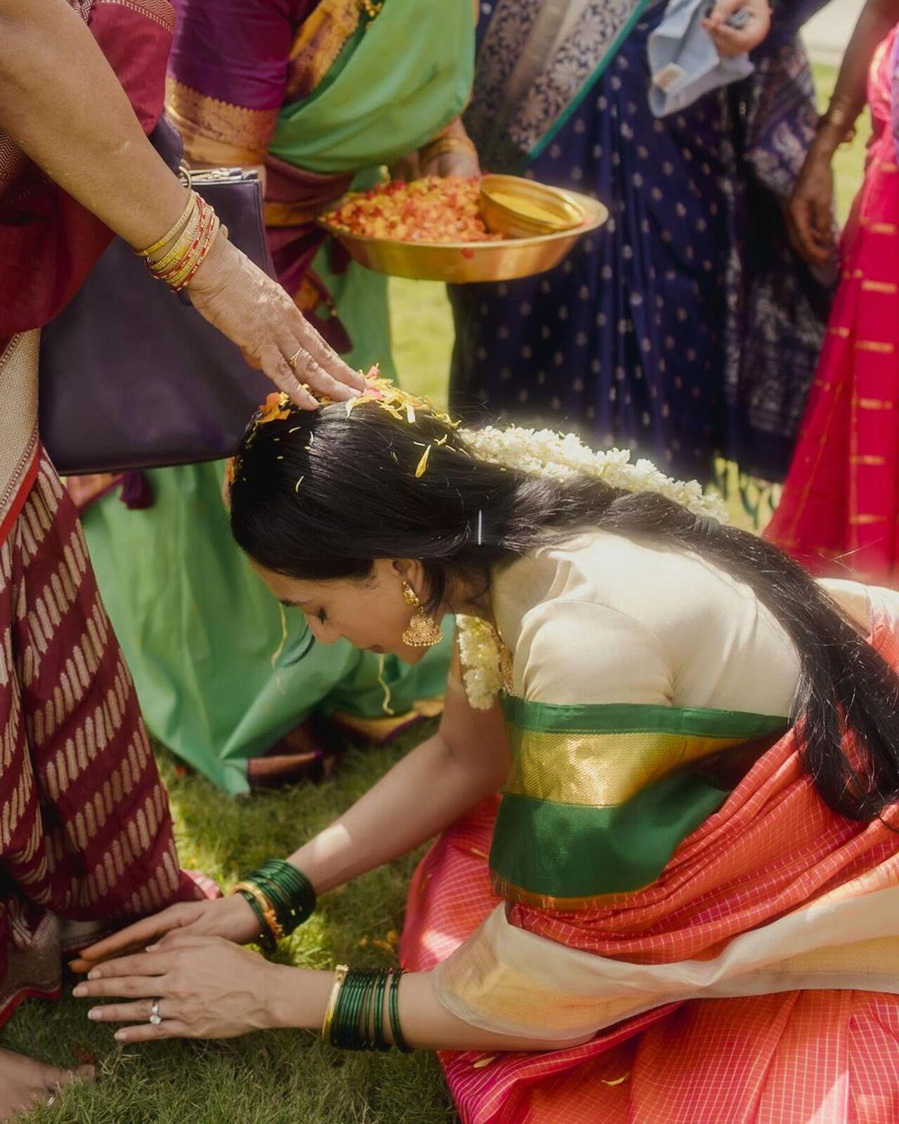 Talking about their simple engagement, Sobhita told Galatta Plus, 