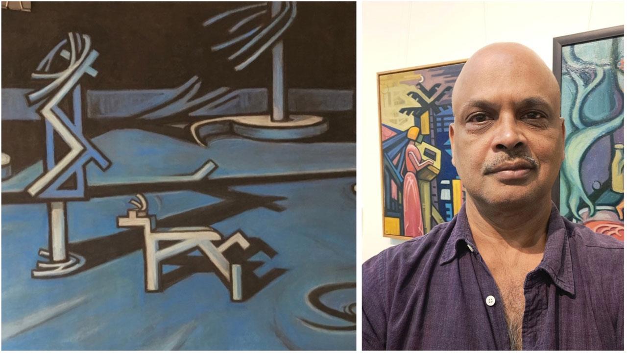 “ISEE TARAH” Solo Show of Paintings By Renowned artist Amitabh Ashesh in Kamalnayan Bajaj Art Gallery
