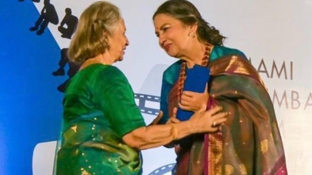 Shabana Azmi receives Excellence in Cinema Award at MAMI