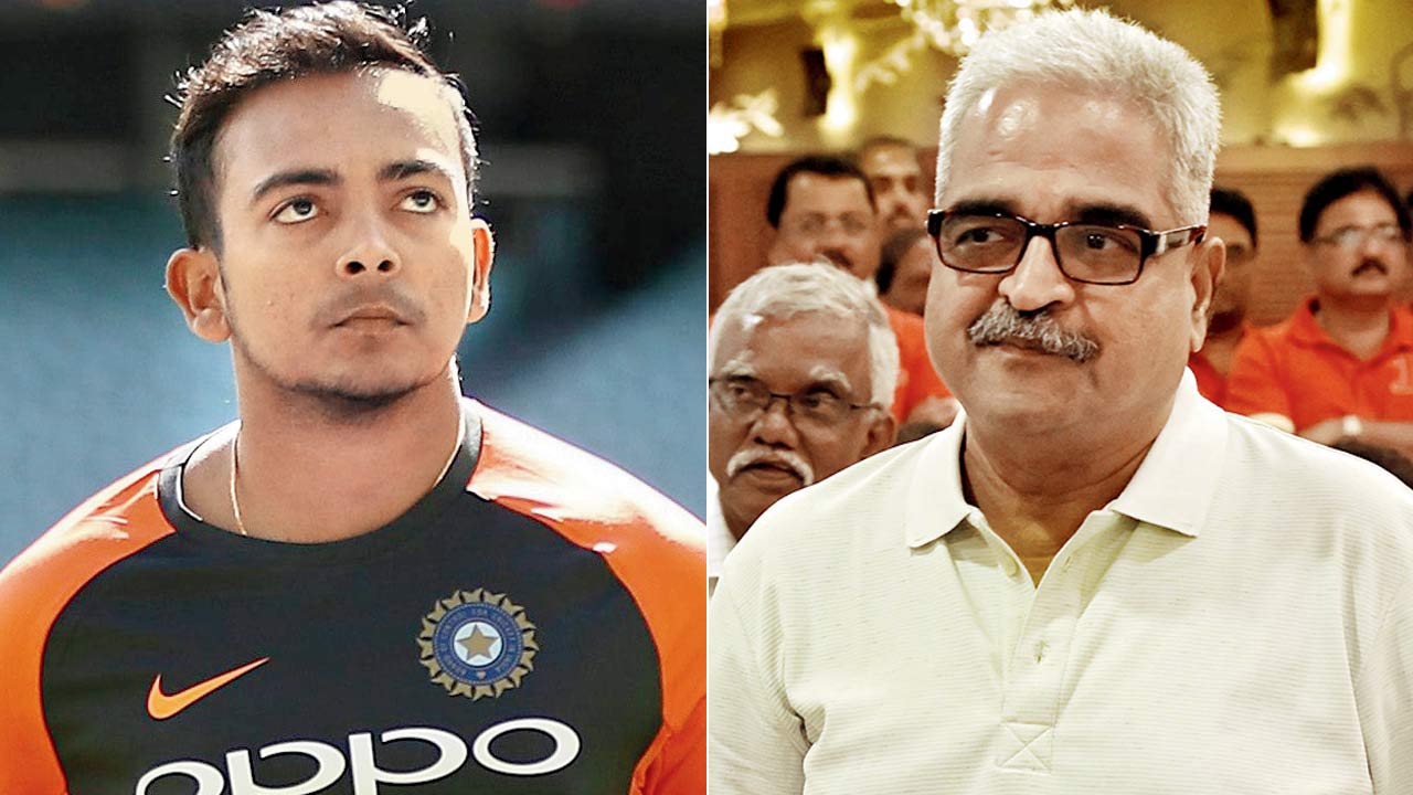 Prithvi Shaw and Abhay Hadap