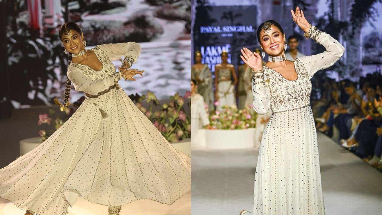 Lakme Fashion Week 2024: Shriya Saran performs Kathak on the ramp