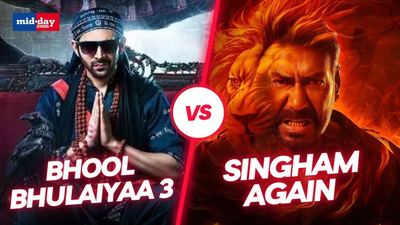 Bhool Bhulaiyaa 3 or Singham Again? Fans pick their favourite for Diwali