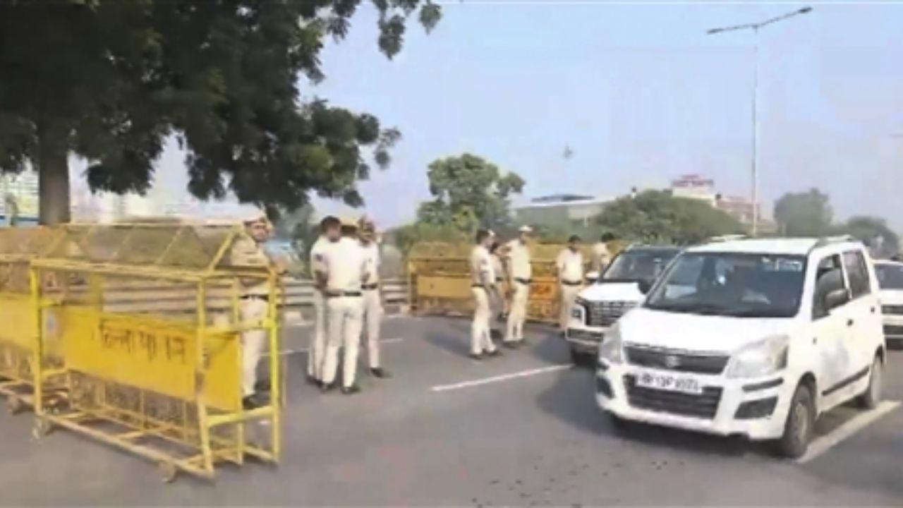 The Delhi Police detained the protesters as prohibitory orders banning gatherings of five or more persons were in place. They were taken to police stations near the Delhi-Haryana border.