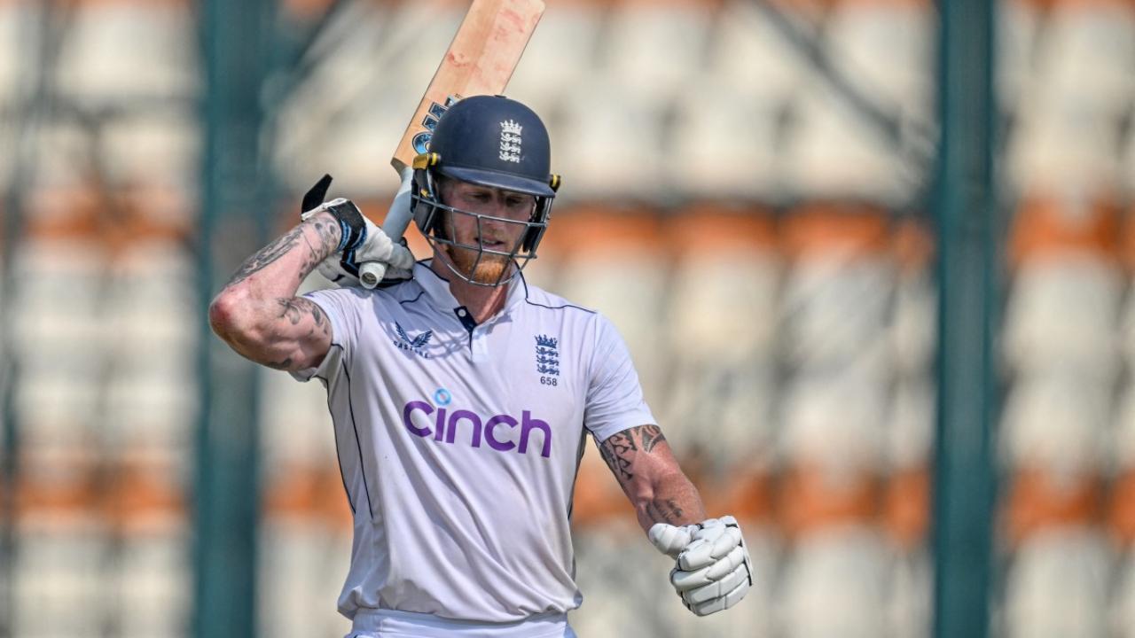 Hilarious stumping as Ben Stokes loses bat and balance in one motion; WATCH