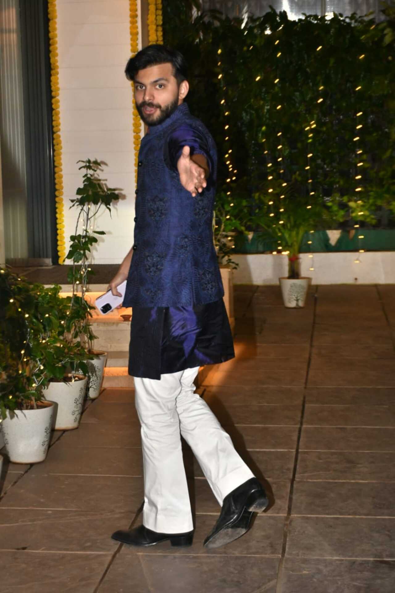 Janhvi was joined by her boyfriend Shikhar Pahariya.
