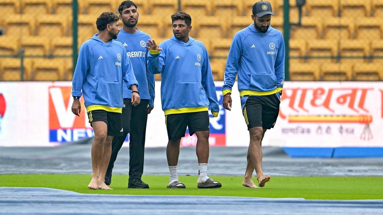 IND vs NZ, 1st Test: Start of Day 5 play delayed due to wet outfield