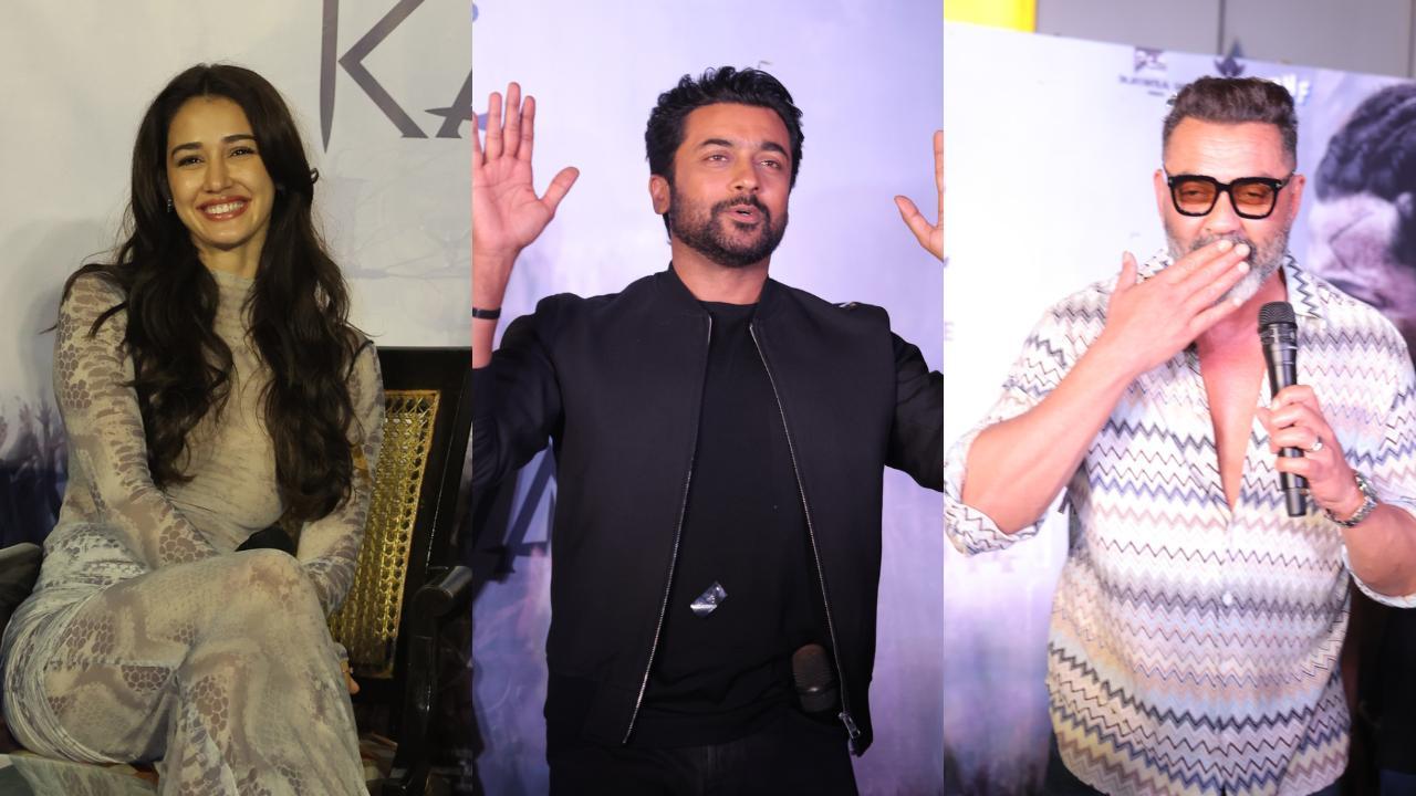 Disha Patani, Suriya, and Bobby Deol (Pics/Pallav Paliwal)