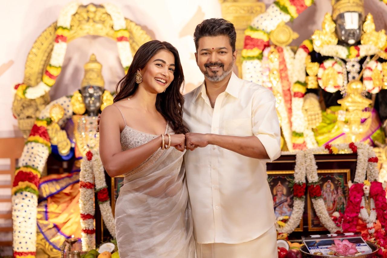 Pooja Hegde is one of the female leads of the film. This marks Pooja's second collaboration with Vijay